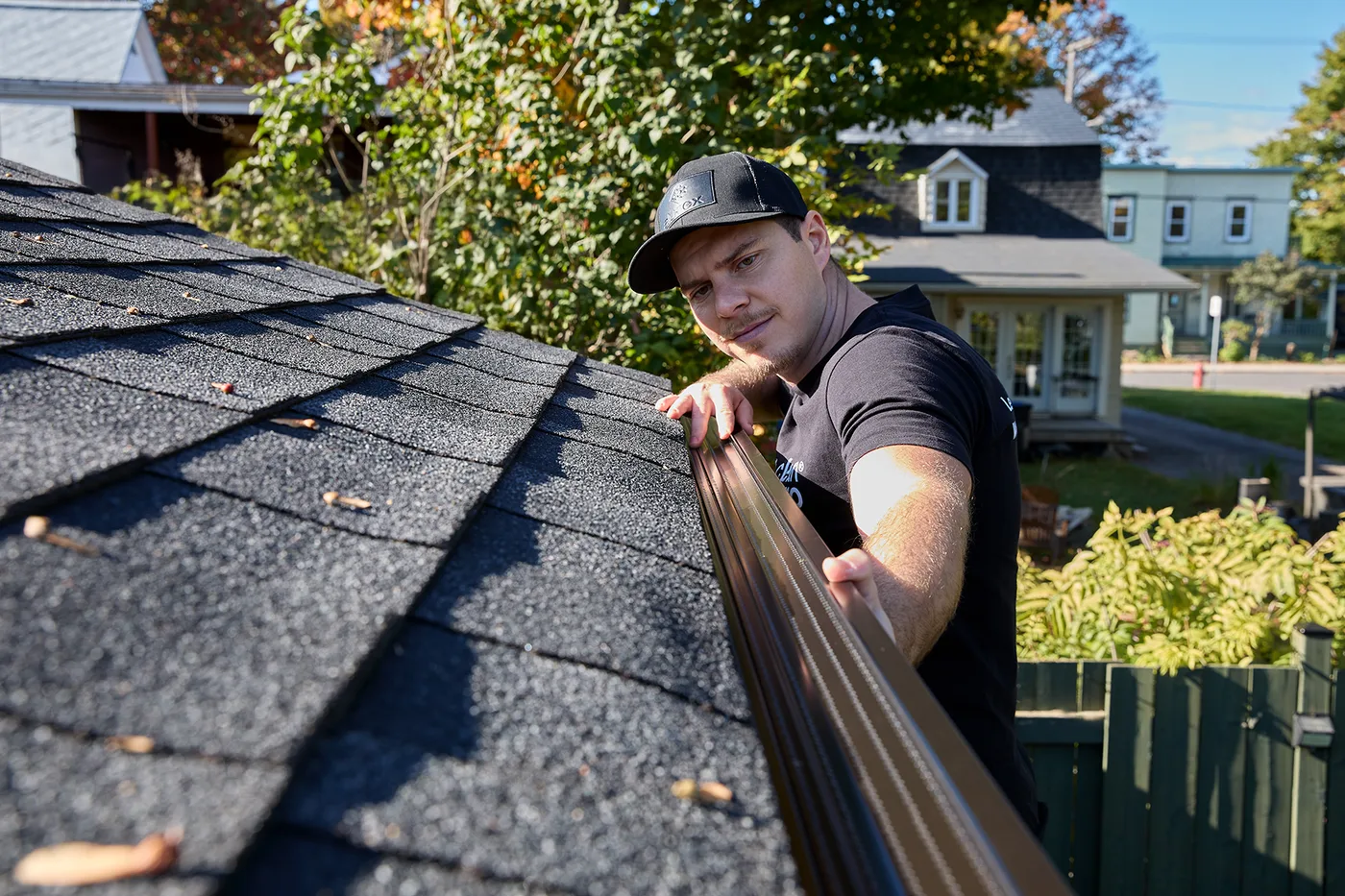 Installation de gouttières adaptée à votre maison par notre équipe locale